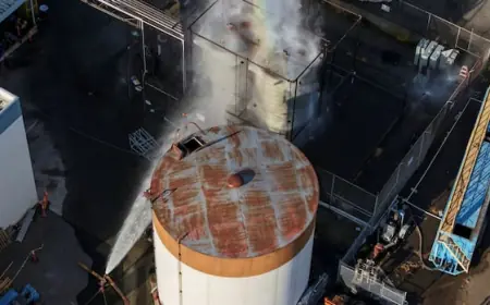 California officials say potential crack on overheated chemical tank could lower risk