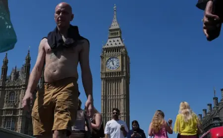 Temperature records fall as Western Europe swelters under intense heat wave