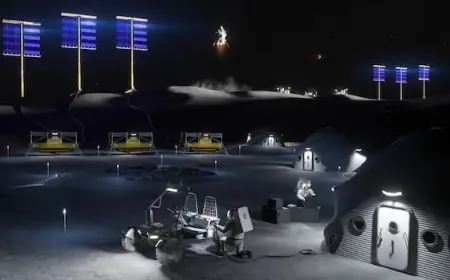 NASA reveals first plans for a moon base