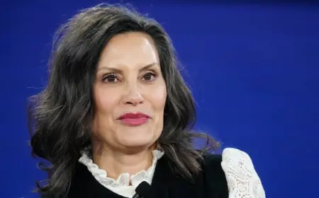 Michigan Gov. Gretchen Whitmer says she's not running for U.S. president in 2028