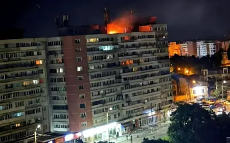 NATO member Romania says Russian drone hit apartment building, injuring 2