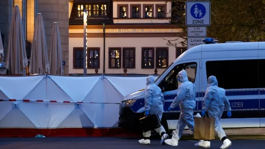2 dead, 3 seriously hurt after car plows into people in German city of Leipzig