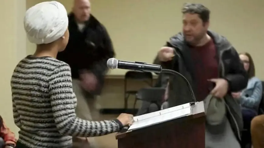 Man who sprayed U.S. Rep. Ilhan Omar from syringe during town hall pleads guilty to assault