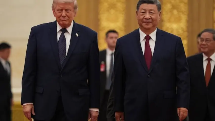 Trump leaves Beijing with few wins, but warm words for Xi