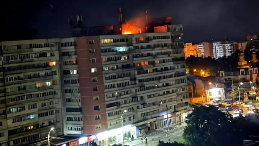 NATO member Romania says Russian drone hit apartment building, injuring 2