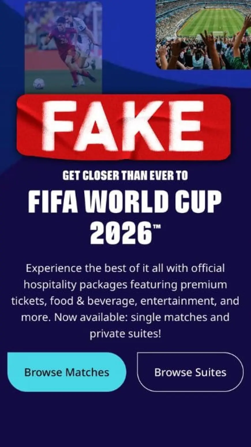 Fact check: Fake FIFA World Cup websites