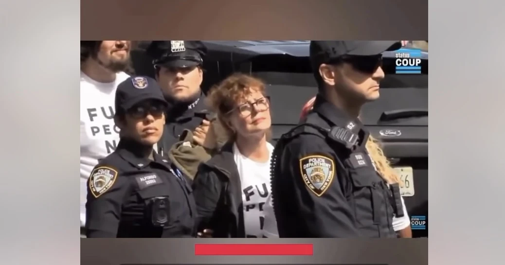 Actrița americană Susan Sarandon a fost reținută la New York / A protestat la ONU împotriva lui Netanyahu / Manifestanții au blocat traficul scandând „opriți bombele” și „puneți capăt uciderilor”