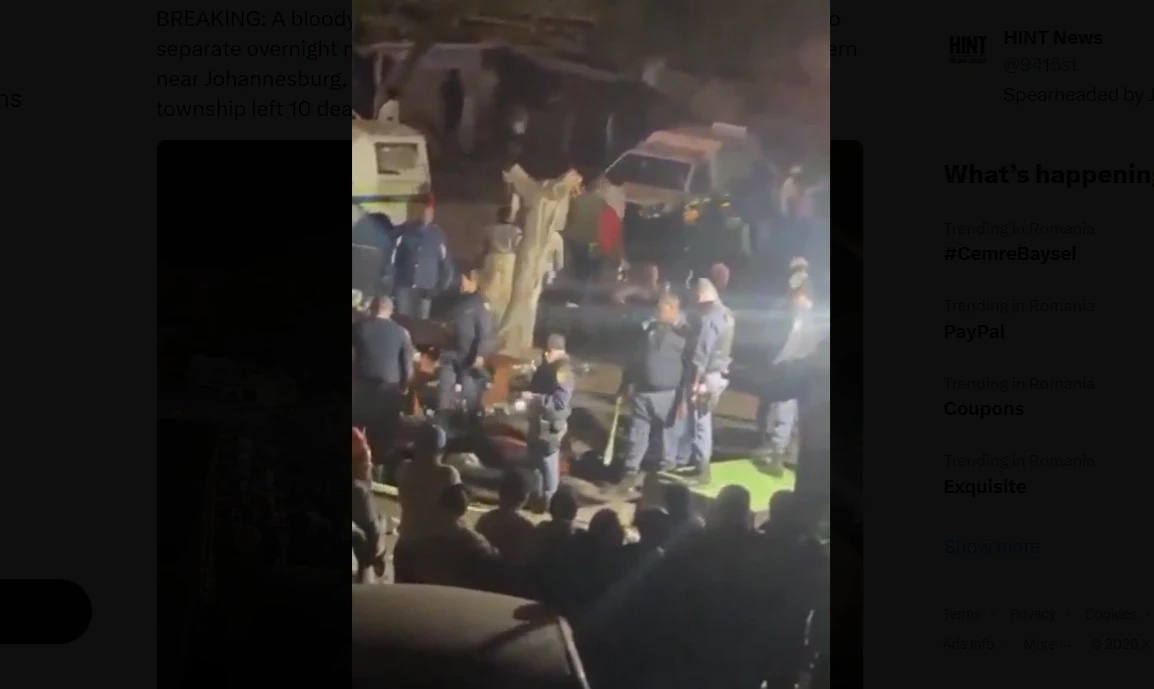 Masacru în Africa de Sud: 17 oameni au murit într-un atac armat cu AK-47, într-un oraș de lângă Johannesburg / Alte 10 persoane au fost ucise într-un atac separat din Cape Town