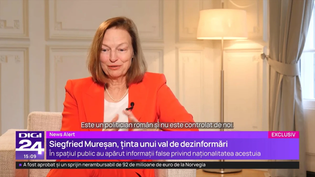 VIDEO | Ambasadoarea Germaniei în România răspunde conspirației că ”Berlinul controlează România” prin premierul desemnat: ”E foarte îndrăzneț și nerealist să avem astfel de acuzații / Noi știm că nu îl controlăm pe domnul Mureșan”