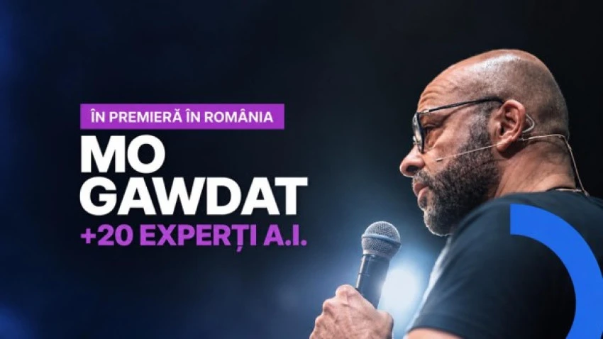 Tehnologia AI între utopie și distopie: Mo Gawdat și alți 20 de experți tech dezbat tema zilei la IQ Digital Summit Bucharest, pe 15 octombrie (Parteneriat)