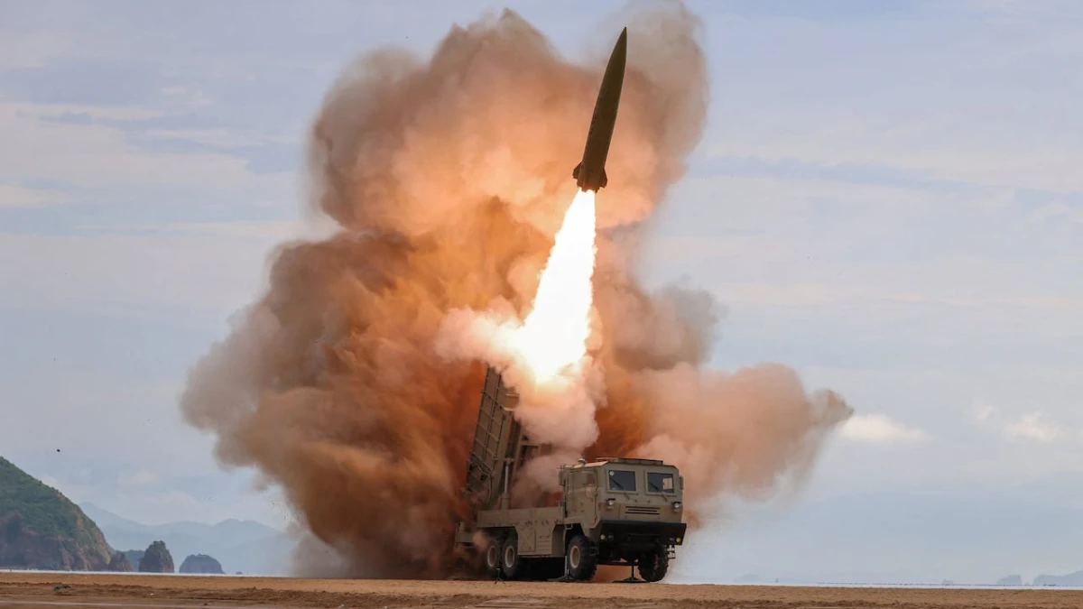 North Korea fires two ballistic missiles off east coast in three hours