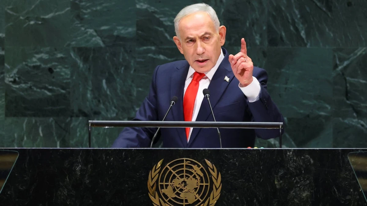 Netanyahu rejects genocide allegations in Gaza after mass walkout at his UN speech