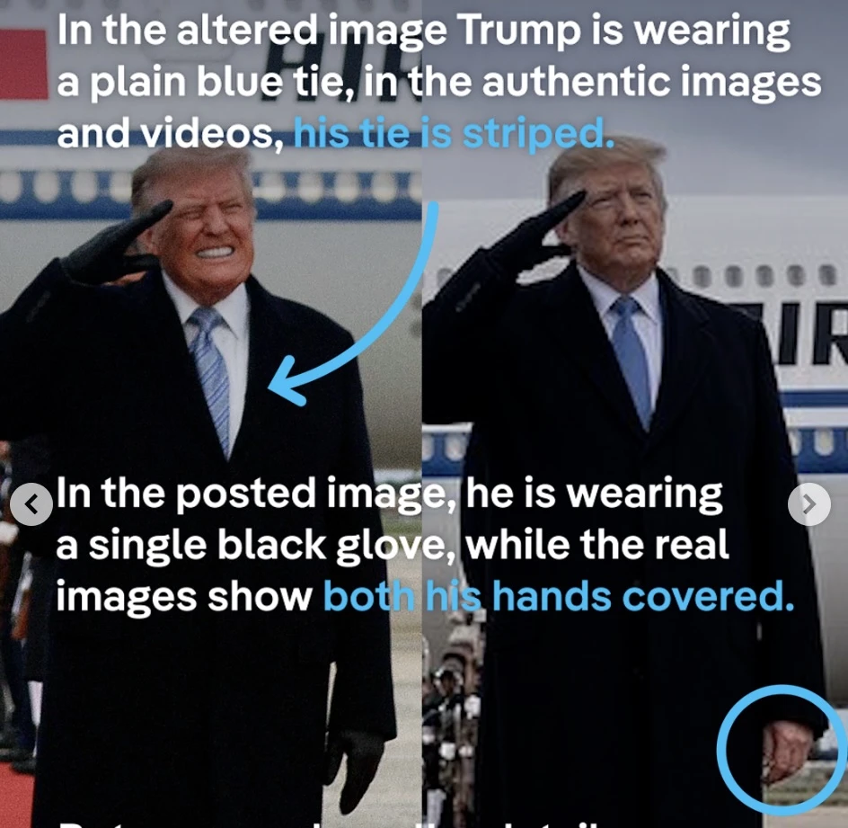 Trump a publicat o imagine generată cu IA de la primirea lui Xi Jinping / A eliminat o grimasă devenită virală și și-a schimbat cravata