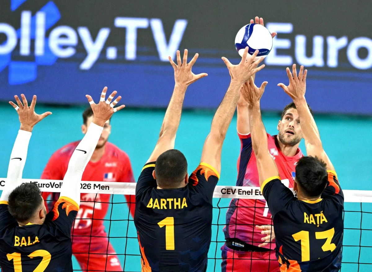România, eliminată de Franța, campioana olimpică, în sferturile CE de volei masculin