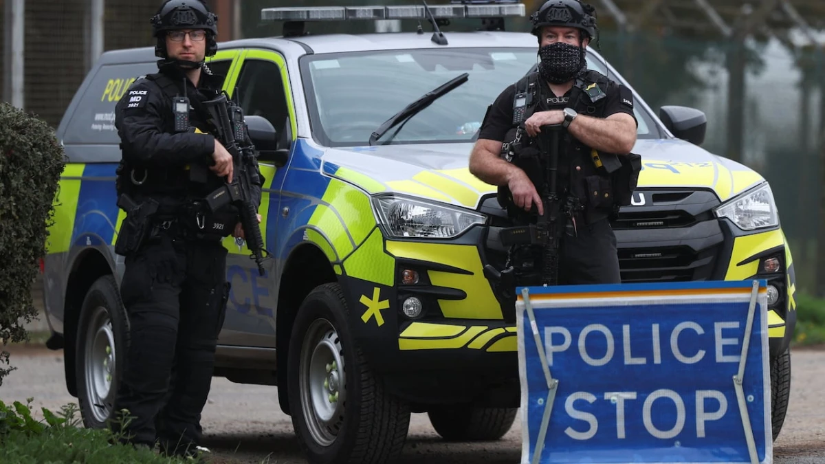 British police say no explosives found in vehicles near U.S.-run base