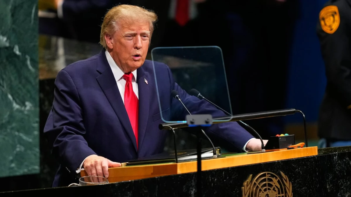 Trump flexes 'American power' on UN's biggest stage