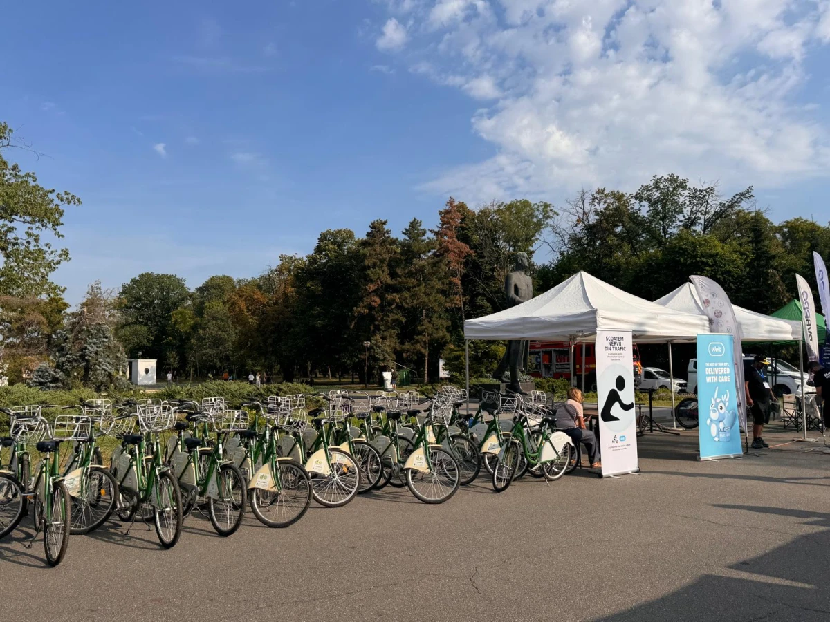 Wolt și HaiCuBicla au oferit verificări gratuite pentru biciclete în cadrul Săptămânii Europene a mobilității