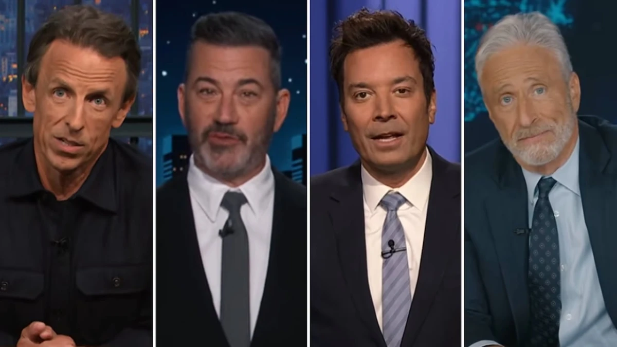 'What he’s doing is positively un-American': Late-night hosts react to Trump media ban