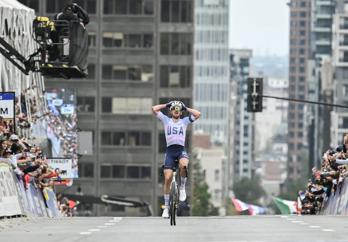 Surpriză de proporții în ciclismul pe șosea: Americanul Brandon McNulty este noul campion mondial