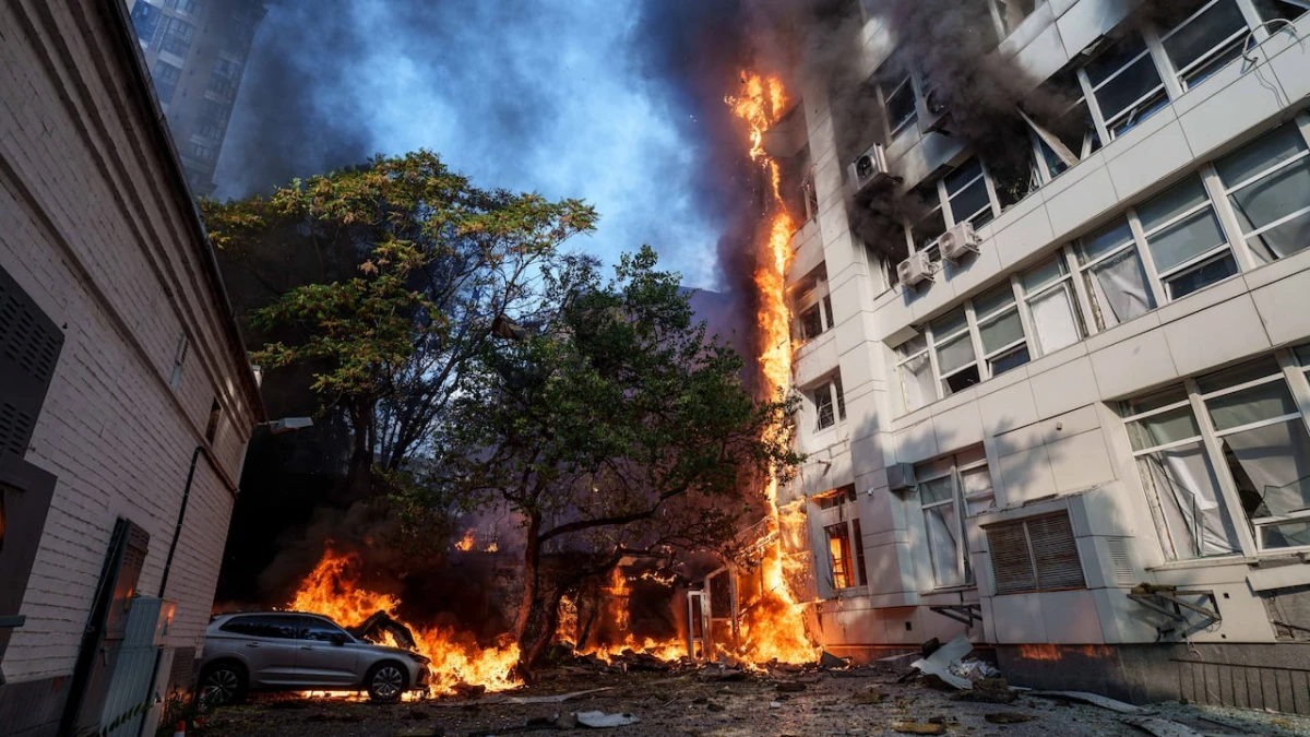 Ukraine hit with deadly wave of Russian drone strikes in Kyiv and across the country