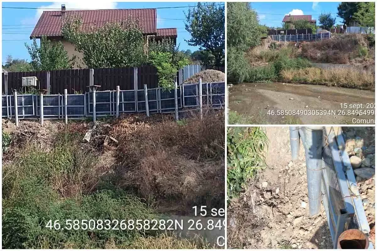 O primărie din Bacău a folosit panouri fotovoltaice pentru consolidarea unui mal / Garda de Mediu a dat amenzi de 22.000 de lei