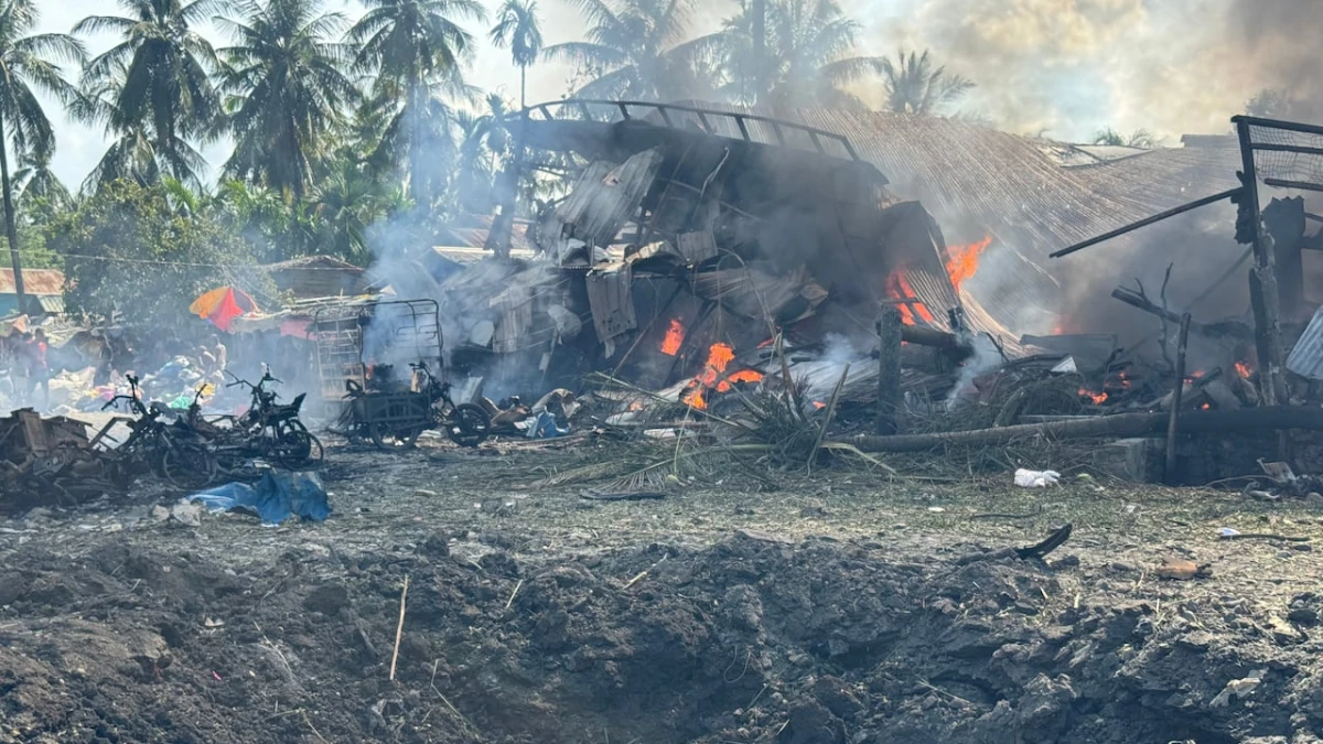 Myanmar military airstrike hits market, killing at least 33 people in Rakhine state