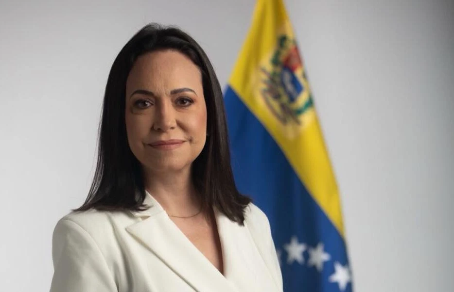Maria Corina Machado, lidera opoziției din Venezuela, împiedicată să se întoarcă acasă / Ea a părăsit clandestin țara, în 2025, pentru a primi premiul Nobel