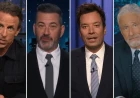 'What he’s doing is positively un-American': Late-night hosts react to Trump media ban