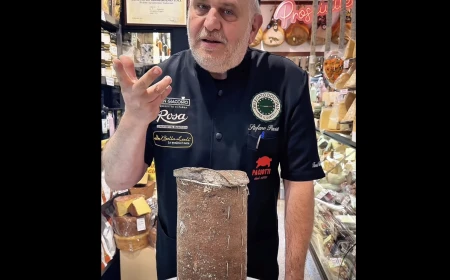 VIDEO Un cunoscut producător tradițional italian laudă brânza românească în coajă de brad / ”Cucerește prin gustul său puternic și aroma sălbatică de munte” / Stefano Paciotti a fost lăudat de Papa Francisc pentru produsele lui