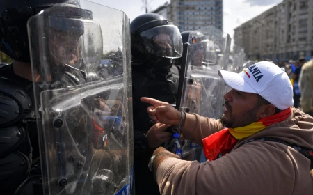 Doi foști candidați AUR la alegerile locale din 2024, arestați preventiv după violențele de la mitingul ciobanilor / Petrișor Peiu: „Nu îi cunosc. Dacă au încălcat legea, noi nu-i vom apăra”
