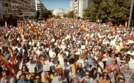 A treia zi de proteste în centrul Madridului faţă de evacuarea unei octogenare din locuinţă şi pentru o mai bună protecţie pentru chiriaşi