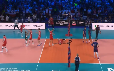 Polonia a câștigat al doilea său titlu european la volei masculin: victorie cu Franța, campioana olimpică, în finală
