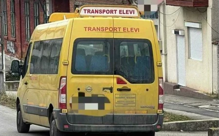 Șoferul unui microbuz şcolar în care se aflau 20 de elevi, depistat beat de polițiștii din Timiș