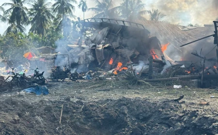 Myanmar military airstrike hits market, killing at least 33 people in Rakhine state