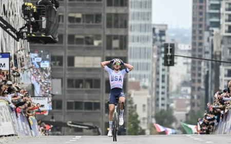 Surpriză de proporții în ciclismul pe șosea: Americanul Brandon McNulty este noul campion mondial