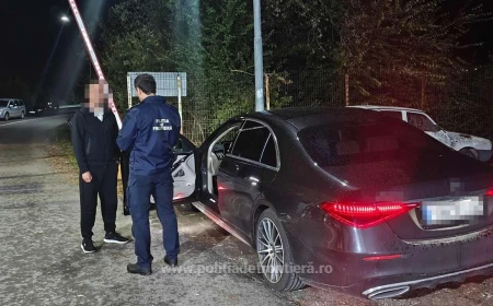 VIDEO Autoturism de lux în valoare de 622.000 de lei, căutat în Cehia, găsit în vama Rădăuți-Prut