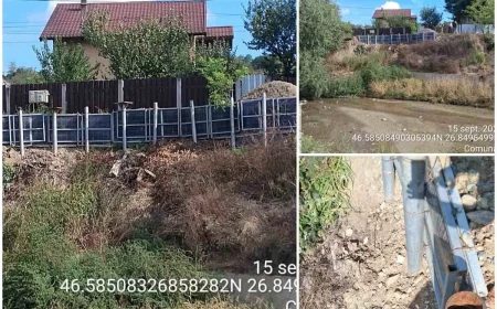 O primărie din Bacău a folosit panouri fotovoltaice pentru consolidarea unui mal / Garda de Mediu a dat amenzi de 22.000 de lei