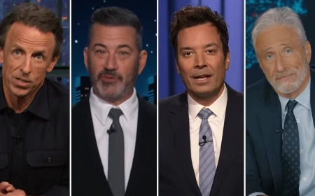 'What he’s doing is positively un-American': Late-night hosts react to Trump media ban