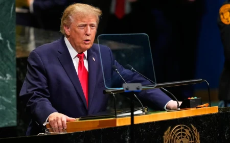 Trump flexes 'American power' on UN's biggest stage