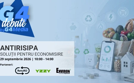 Urmărește LIVE de la ora 10.00 dezbaterea „Antirisipa – soluții pentru economisire”
