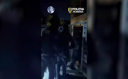 VIDEO Imagini de la descinderea procurorilor și polițiștilor acasă la Călin Georgescu