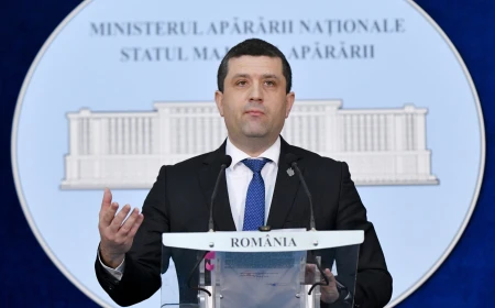 G4Media difuzează un interviu cu ministrul interimar al Apărării, Radu Miruță, la ora 14:00: Despre bugetul record la Apărare, producția de arme în România, cazul complicat IAR-99 SM și dronele rusești