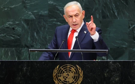 Netanyahu rejects genocide allegations in Gaza after mass walkout at his UN speech
