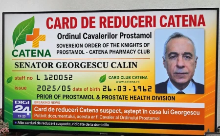 GALERIE FOTO: Festival de meme-uri pe Facebook, după acuzațiile noi care i se aduc lui Călin Georgescu / Internauții i-au fabricat și un card „diplomatic” emis de o farmacie