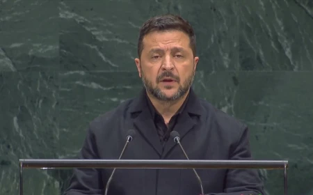 Zelenski, apel către 47 de țări de la tribuna ONU: „Nu-l lăsați pe Putin să vă atragă în acest război”