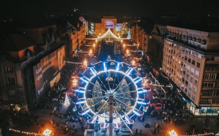 Au pornit pregătirile pentru Târgul de Crăciun de la Timișoara / Anul acesta se deschide în 29 noiembrie