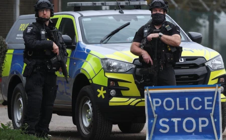 British police say no explosives found in vehicles near U.S.-run base