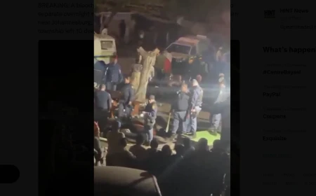 Masacru în Africa de Sud: 17 oameni au murit într-un atac armat cu AK-47, într-un oraș de lângă Johannesburg / Alte 10 persoane au fost ucise într-un atac separat din Cape Town