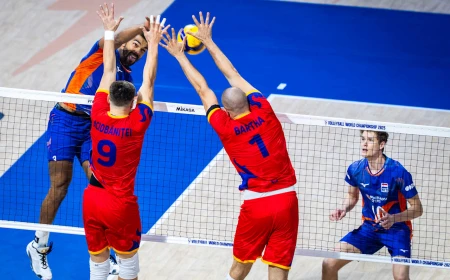 România și Franța se întâlnesc în sferturile Campionatului European de volei masculin. Tricolorii, în fața unei performanțe majore