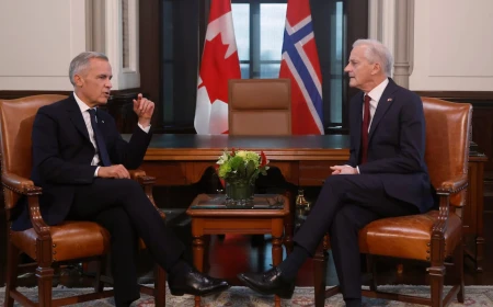 Carney touts Arctic alliance with Norway during PM's visit to Ottawa, amid Russia threat